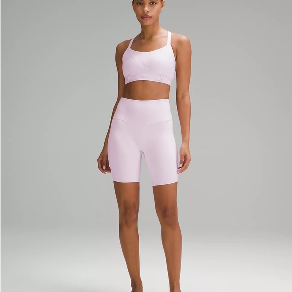 Lululemon Super-Soft Adjustable Recovery Pink Bra Medium - Picture 3 of 8